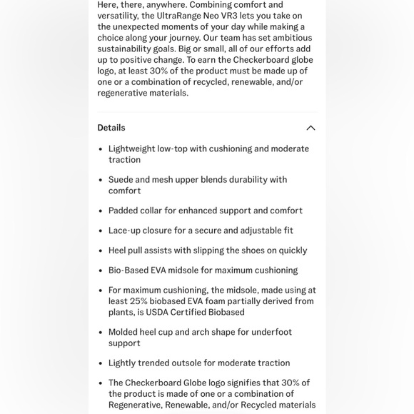 Vans ultrarange neo VR3 shoes, women’s 7.5 in the color marshmallow/multi - Picture 8 of 8